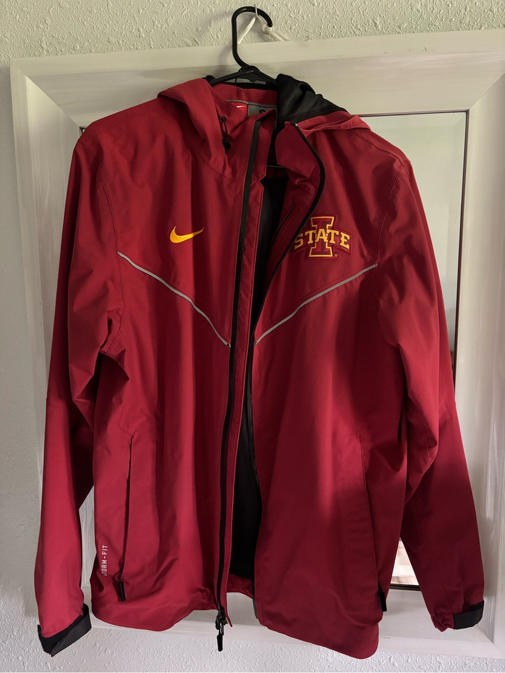 Nike Iowa State Red Hooded Softshell Jacket women’s or men’s Small